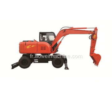 Type mobile nouvellement d&#39;excavatrice hydraulique de roue de conception mini excavatrice avec le CE